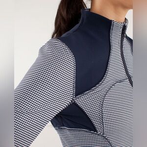 Lululemon Forme Gingham Print Jacket